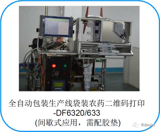 0_7-1 药品包装线上的DF6320或DF6330二维码打印设备