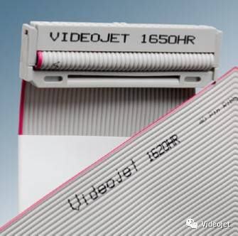 0_7-2 Videojet 1650HR喷头在排线上喷码