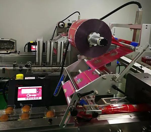 640_3 月饼包装出产线上的在线赋码设备